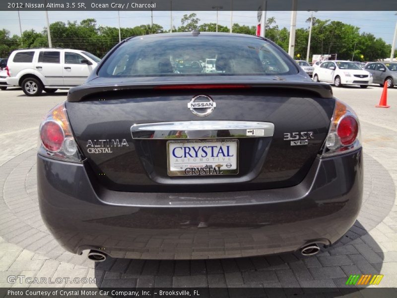 Ocean Gray / Charcoal 2012 Nissan Altima 3.5 SR