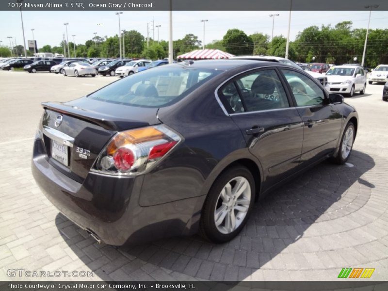 Ocean Gray / Charcoal 2012 Nissan Altima 3.5 SR