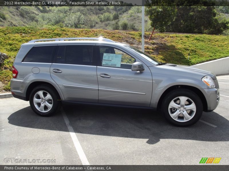 Paladium Silver Metallic / Black 2012 Mercedes-Benz GL 450 4Matic