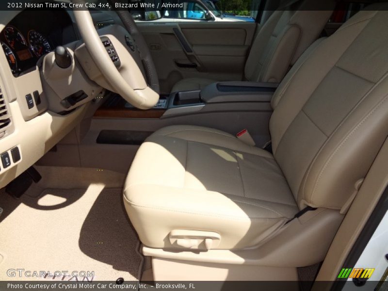 Blizzard White / Almond 2012 Nissan Titan SL Crew Cab 4x4