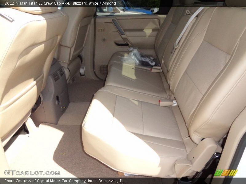 Blizzard White / Almond 2012 Nissan Titan SL Crew Cab 4x4