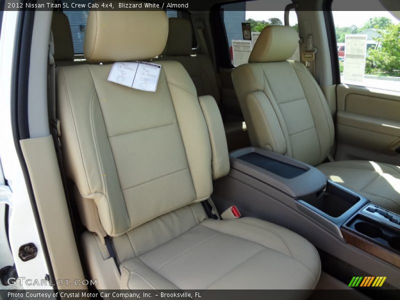 Blizzard White / Almond 2012 Nissan Titan SL Crew Cab 4x4