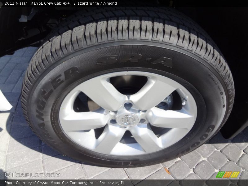 Blizzard White / Almond 2012 Nissan Titan SL Crew Cab 4x4