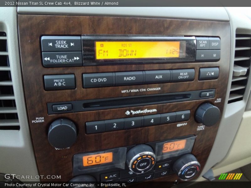 Blizzard White / Almond 2012 Nissan Titan SL Crew Cab 4x4