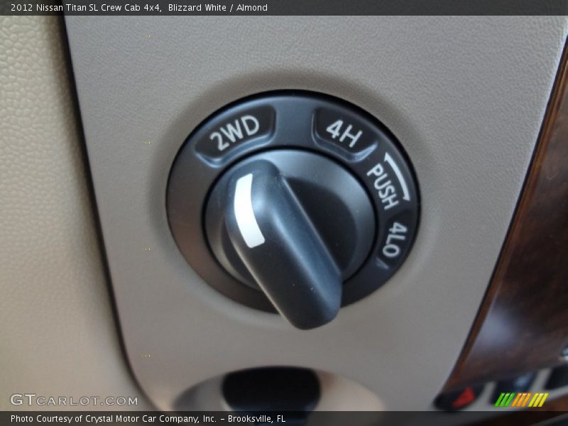 Blizzard White / Almond 2012 Nissan Titan SL Crew Cab 4x4