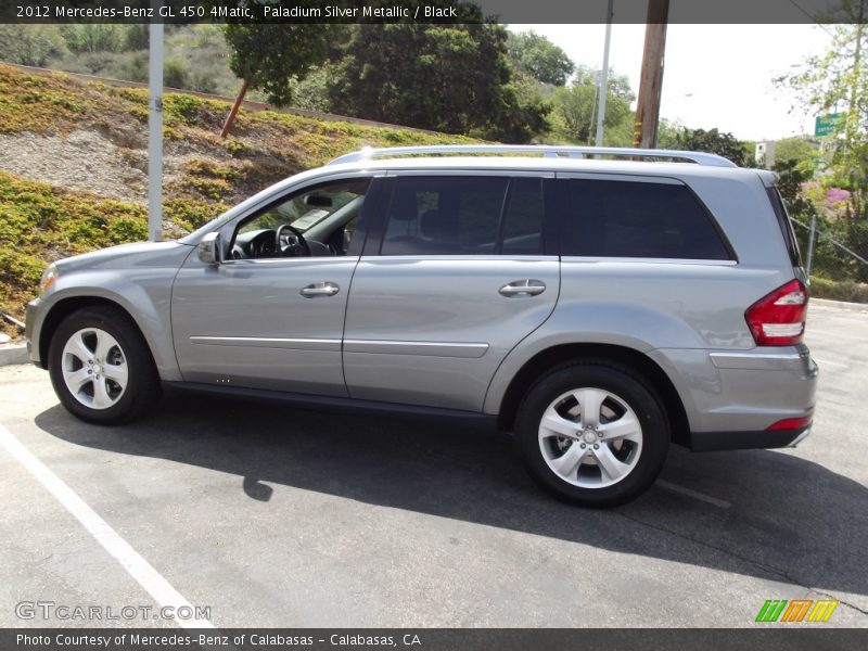 Paladium Silver Metallic / Black 2012 Mercedes-Benz GL 450 4Matic