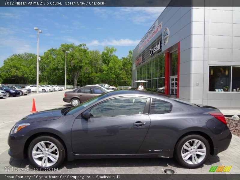 Ocean Gray / Charcoal 2012 Nissan Altima 2.5 S Coupe