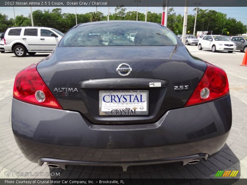 Ocean Gray / Charcoal 2012 Nissan Altima 2.5 S Coupe