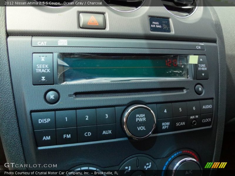 Ocean Gray / Charcoal 2012 Nissan Altima 2.5 S Coupe