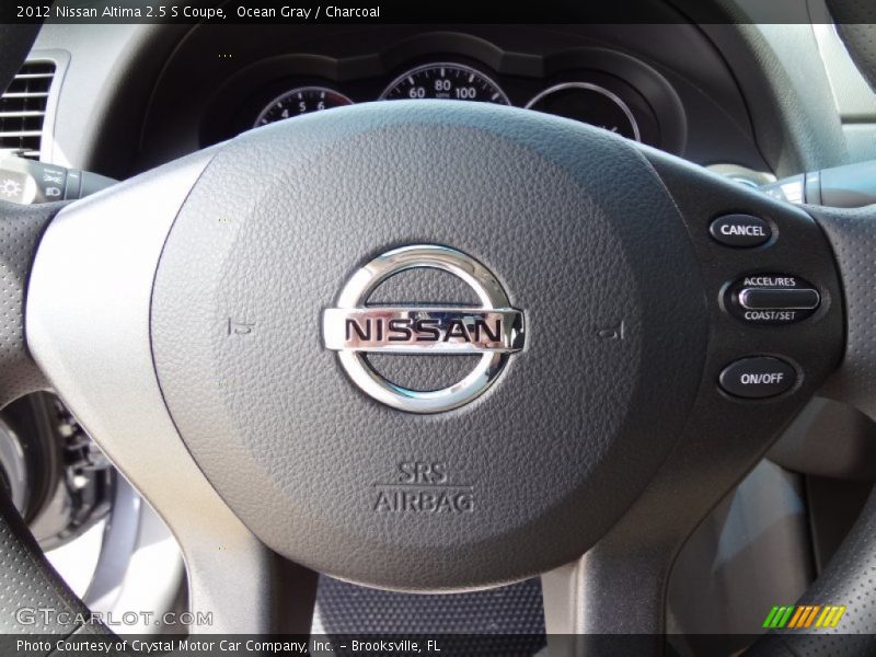 Ocean Gray / Charcoal 2012 Nissan Altima 2.5 S Coupe