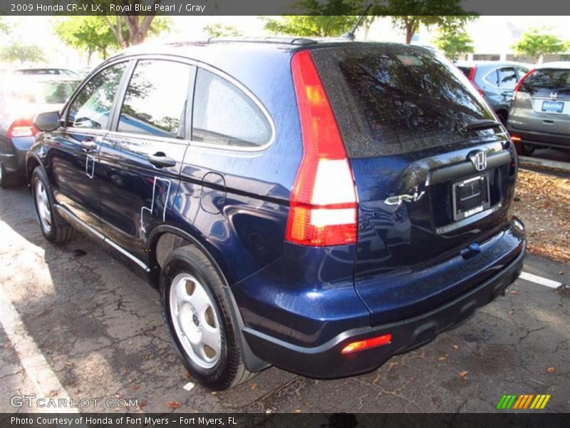 Royal Blue Pearl / Gray 2009 Honda CR-V LX