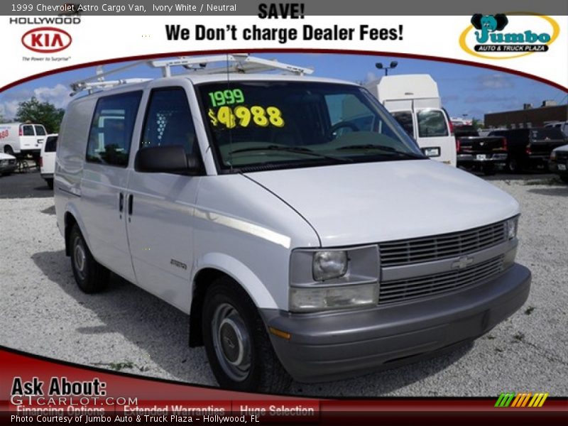 Ivory White / Neutral 1999 Chevrolet Astro Cargo Van