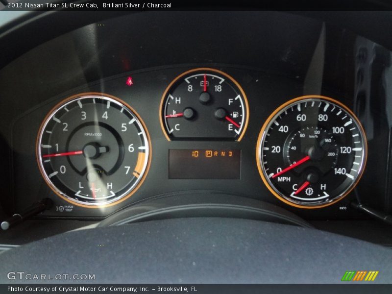  2012 Titan SL Crew Cab SL Crew Cab Gauges