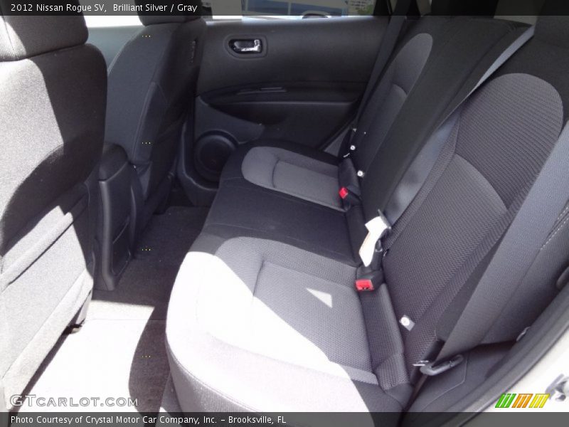 Brilliant Silver / Gray 2012 Nissan Rogue SV