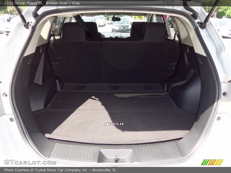 Brilliant Silver / Gray 2012 Nissan Rogue SV