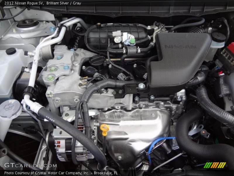 Brilliant Silver / Gray 2012 Nissan Rogue SV