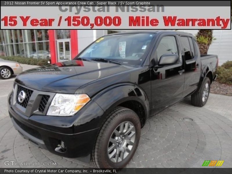Super Black / SV Sport Graphite 2012 Nissan Frontier SV Sport Appearance Crew Cab