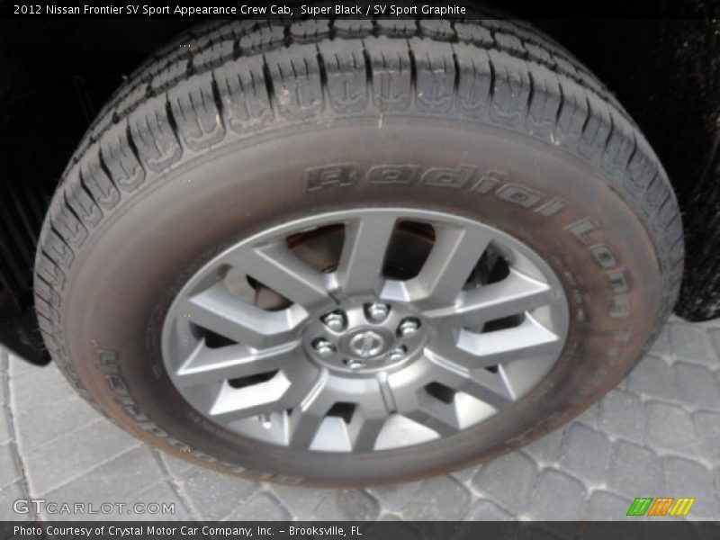 Super Black / SV Sport Graphite 2012 Nissan Frontier SV Sport Appearance Crew Cab