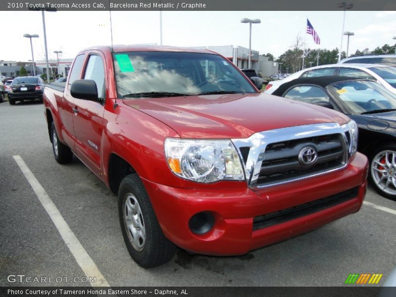 Barcelona Red Metallic / Graphite 2010 Toyota Tacoma Access Cab