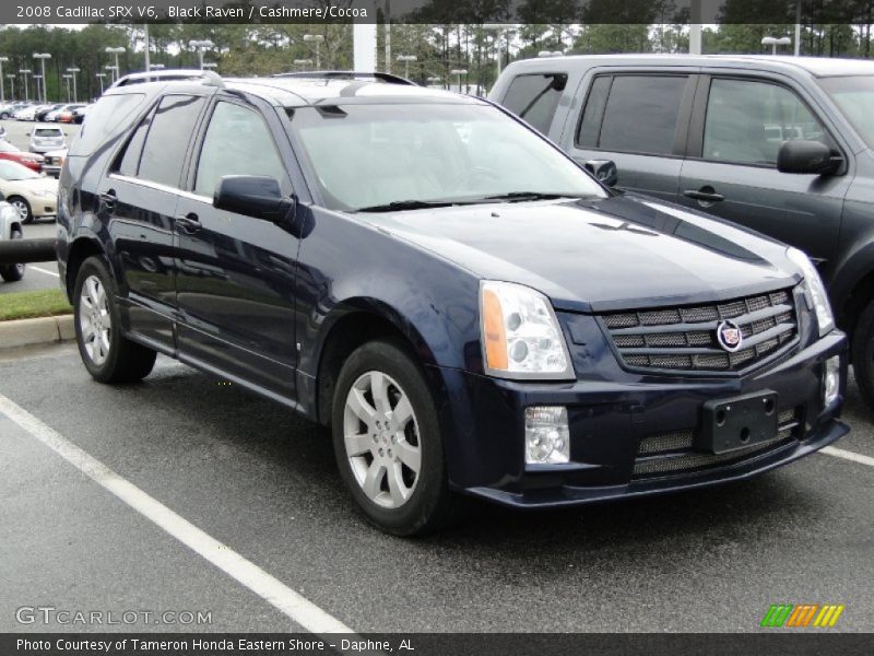 Black Raven / Cashmere/Cocoa 2008 Cadillac SRX V6