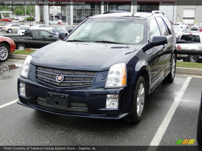 Black Raven / Cashmere/Cocoa 2008 Cadillac SRX V6