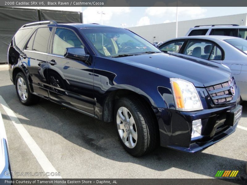 Black Raven / Cashmere/Cocoa 2008 Cadillac SRX V6