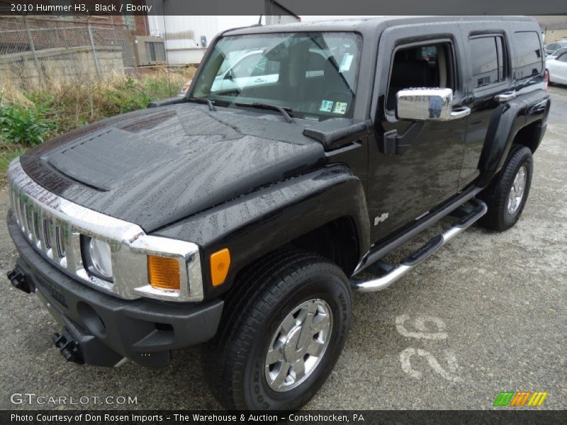 Black / Ebony 2010 Hummer H3