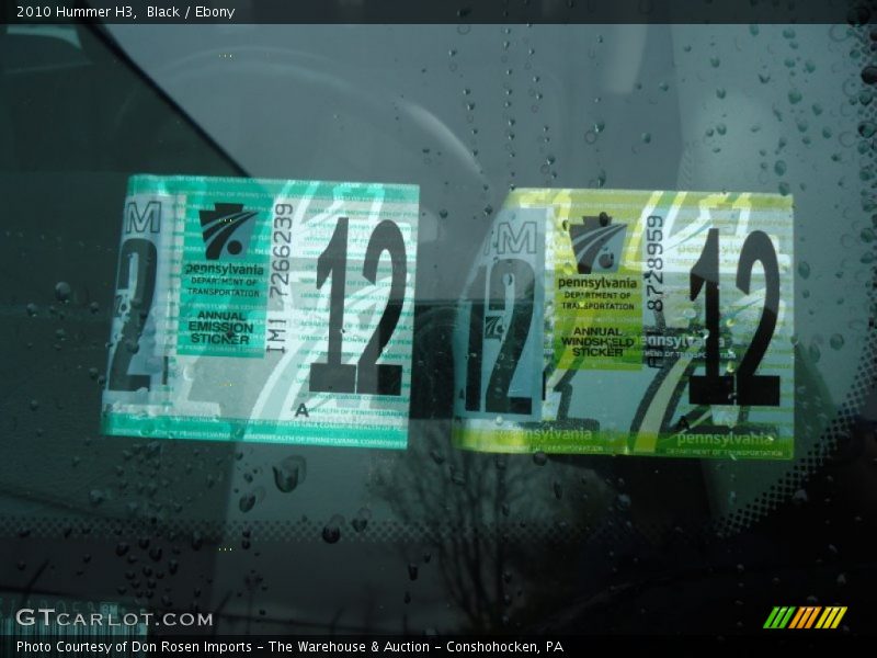 Black / Ebony 2010 Hummer H3