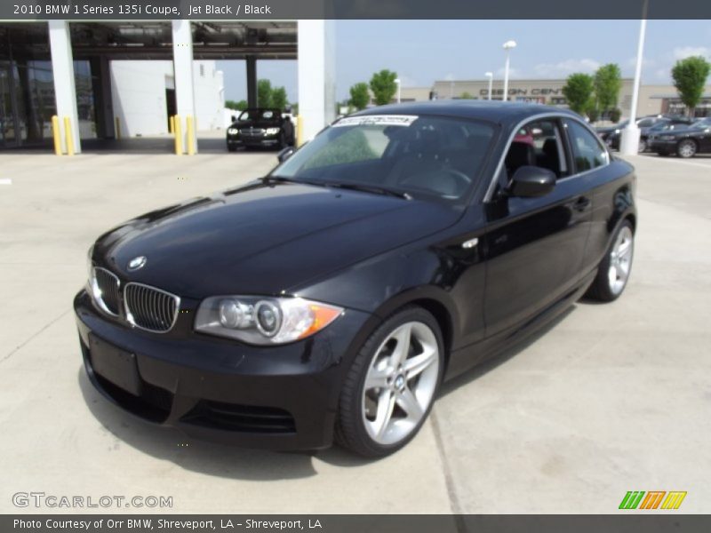 Jet Black / Black 2010 BMW 1 Series 135i Coupe