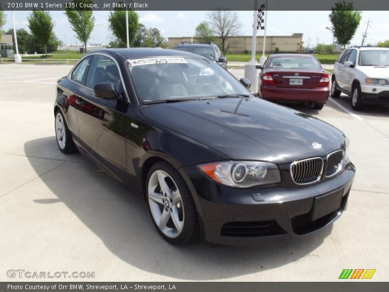 Jet Black / Black 2010 BMW 1 Series 135i Coupe