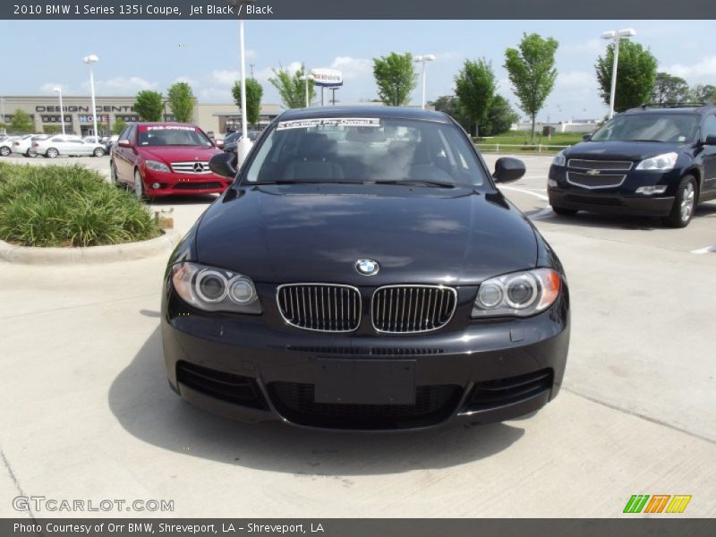 Jet Black / Black 2010 BMW 1 Series 135i Coupe