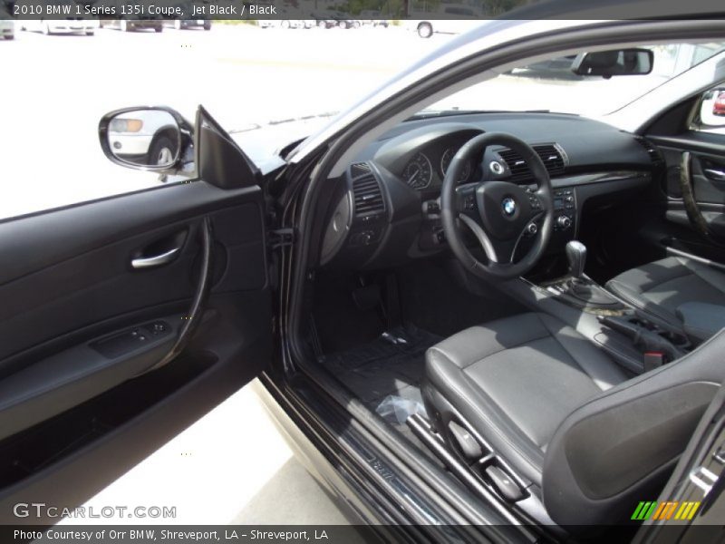 Jet Black / Black 2010 BMW 1 Series 135i Coupe