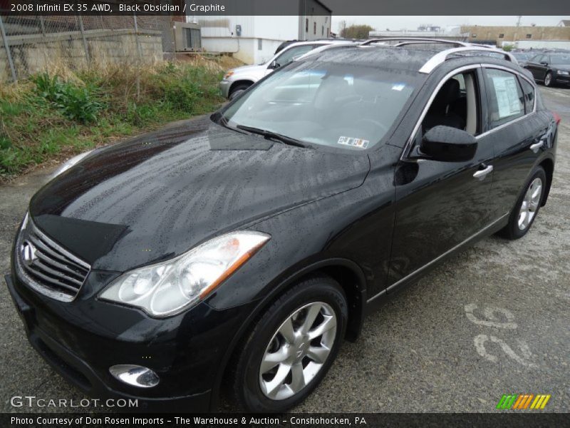 Black Obsidian / Graphite 2008 Infiniti EX 35 AWD