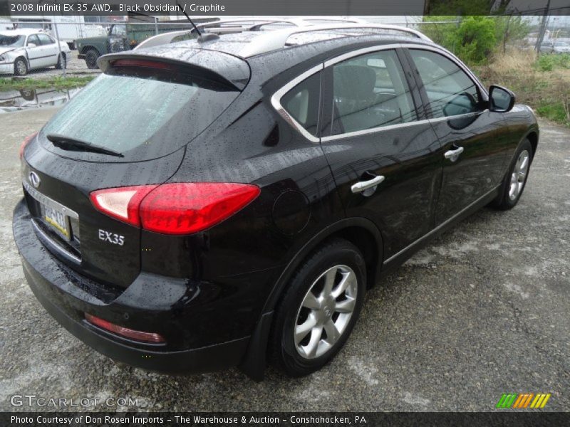 Black Obsidian / Graphite 2008 Infiniti EX 35 AWD