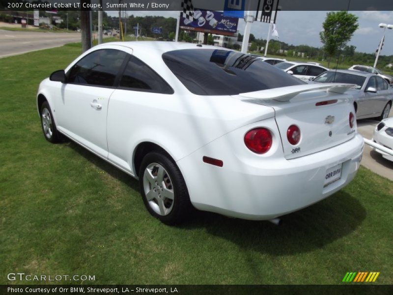 Summit White / Ebony 2007 Chevrolet Cobalt LT Coupe