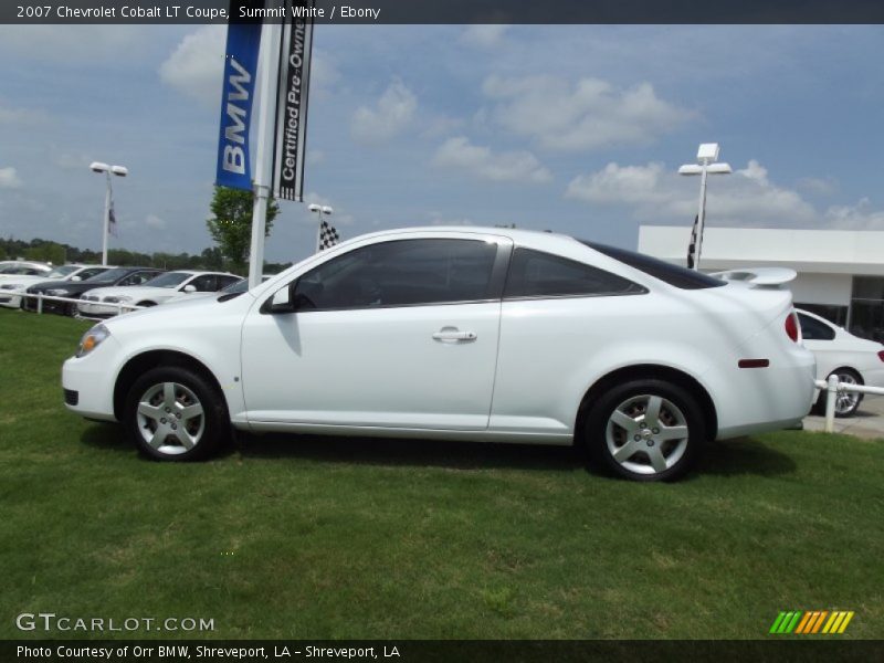 Summit White / Ebony 2007 Chevrolet Cobalt LT Coupe