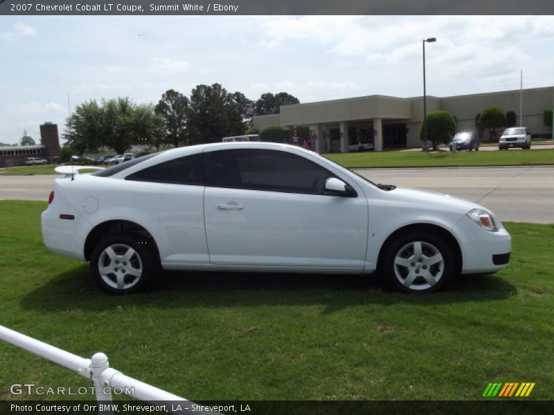 Summit White / Ebony 2007 Chevrolet Cobalt LT Coupe