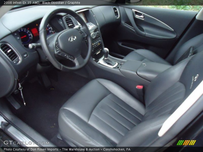 Black Obsidian / Graphite 2008 Infiniti EX 35 AWD