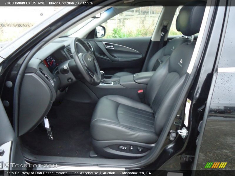 Black Obsidian / Graphite 2008 Infiniti EX 35 AWD