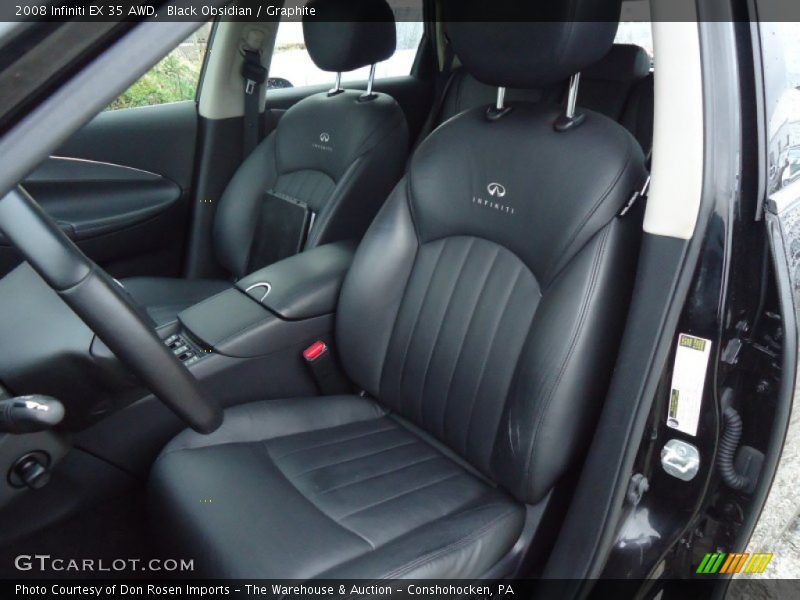 Black Obsidian / Graphite 2008 Infiniti EX 35 AWD