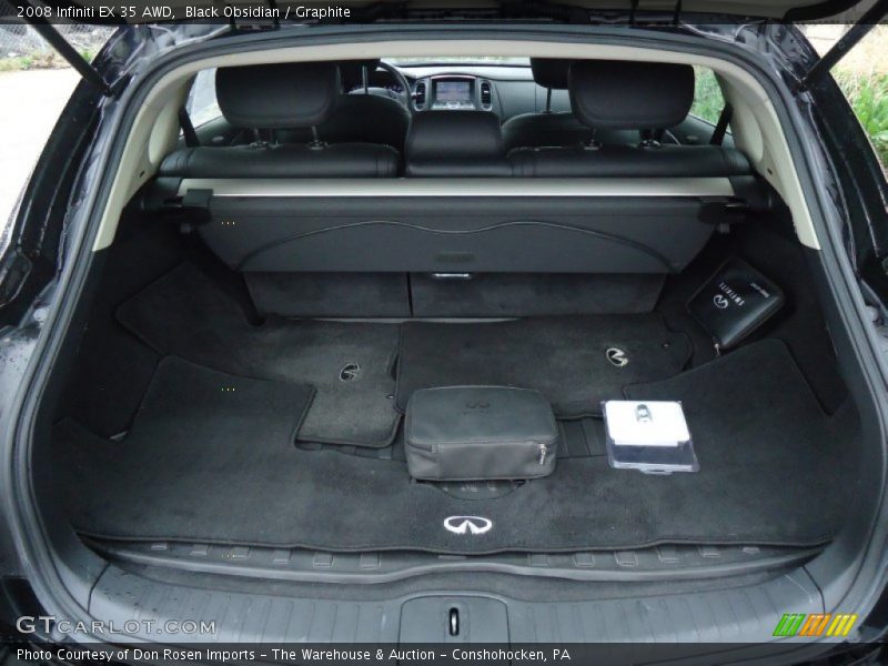 Black Obsidian / Graphite 2008 Infiniti EX 35 AWD