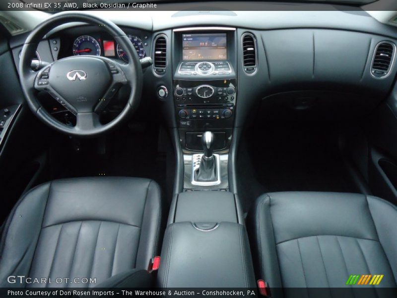 Black Obsidian / Graphite 2008 Infiniti EX 35 AWD