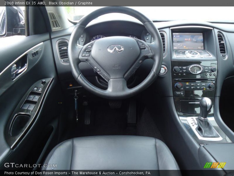 Black Obsidian / Graphite 2008 Infiniti EX 35 AWD