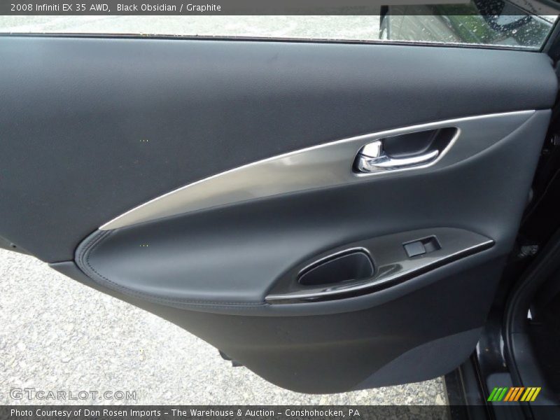 Black Obsidian / Graphite 2008 Infiniti EX 35 AWD