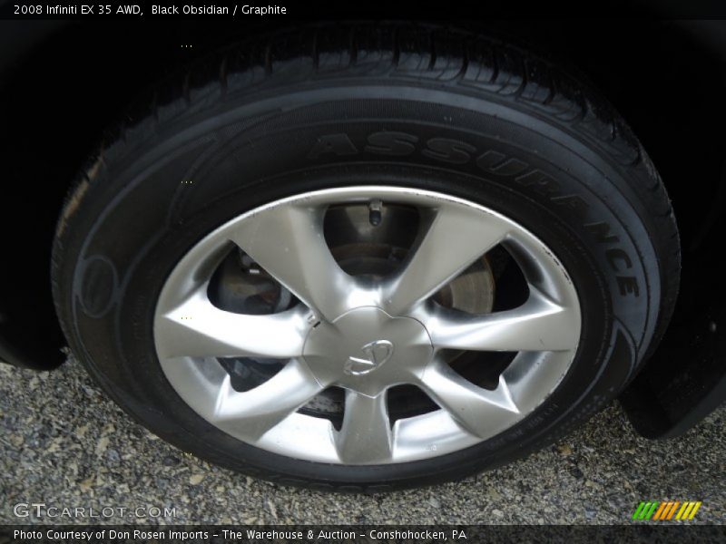 Black Obsidian / Graphite 2008 Infiniti EX 35 AWD