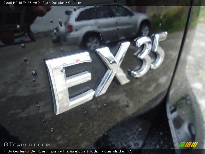Black Obsidian / Graphite 2008 Infiniti EX 35 AWD