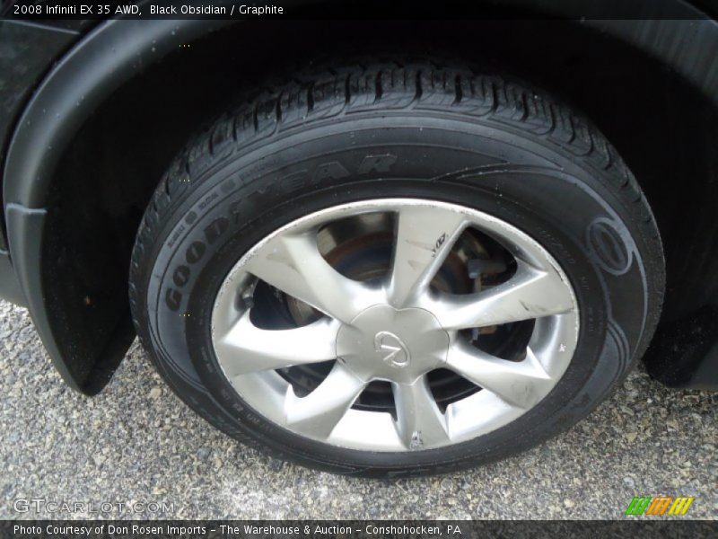 Black Obsidian / Graphite 2008 Infiniti EX 35 AWD