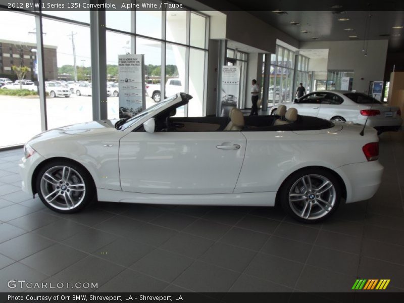  2012 1 Series 135i Convertible Alpine White