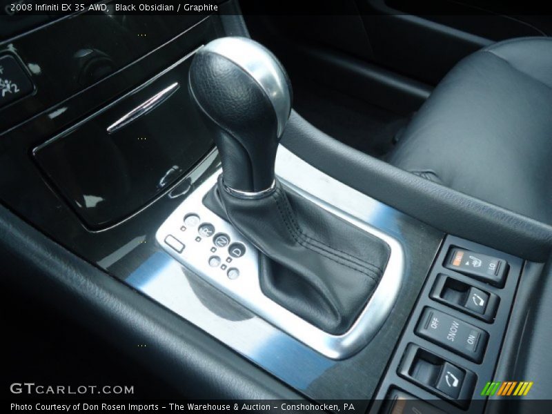 Black Obsidian / Graphite 2008 Infiniti EX 35 AWD