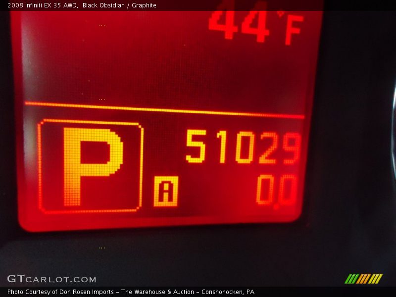 Black Obsidian / Graphite 2008 Infiniti EX 35 AWD